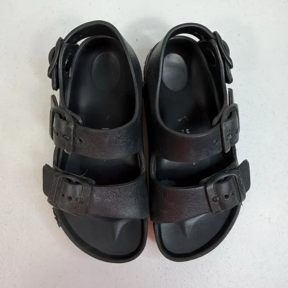 Birkenstock Kids 27 US 9 Milano Eva Sandals Shoes Black Beach Waterproof Shoes‎